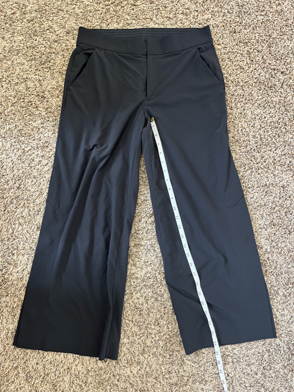 Athleta Women's Tribeca Crop Pant Wide Leg Snap Leg - Picture 6 of 7